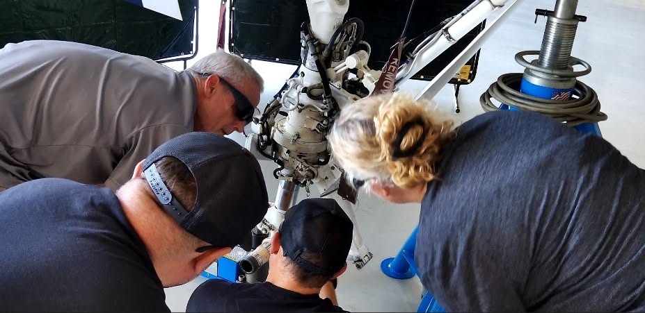 Training the Netflix crew on the FP-300