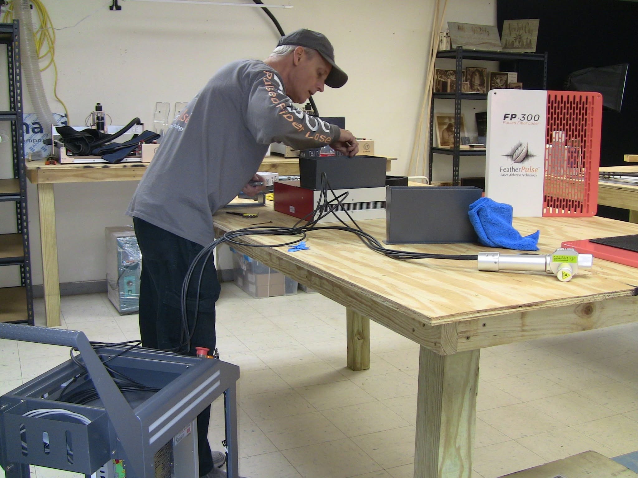Installing a laser module